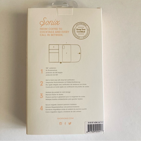 SONIX iPHONE X WALLET CASE - Picture 3 of 8